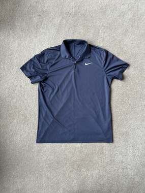 Nike Men's Dri-FIT Victory Solid Golf Polo - Navy Blue